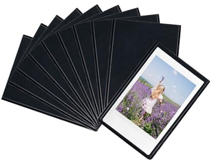 Kleiner magnetischer Bilderrahmen, personalisierbar, Mini-Magnet-Bilderrahmen, Kühlschrank für Fujifilm Instax Mini 12, 11, 99, 90, 40, 9, 8, 7, EVO, 7,6 cm Filme, für 5,4 x 8,6 cm Bilder (10 Stück)