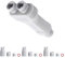 2 Port Ethernet Repeater, Plug and Play PoE Repeater Extender 100Mbps for Security Systems IP Camera