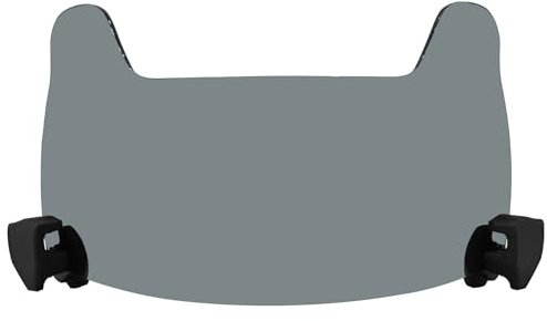 Black Football Visor, Football Helmet Visor for Youth&Adult with Easy Install Clips (Black)