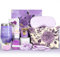 Wellness Geschenke für Frauen, 10 er Set Rituals Geschenkset für Freundin Lavendel Badezusatz Frauen, Mama Körperpflegesets mit Weingläser, Badebombe, Badesalz, Seife, Grußkarte, Patch