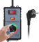 SGZIOO Drehzahlregler 230v, SCR Spannungsregler, AC 220V 10A Spitzenleistung 4000W, Drehzahlregler Motor Verwendung, mit Überlastschutz, Spannungsregler 230v für Winkelschleifer Bläser Handbohrer, EU
