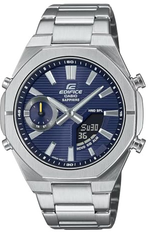 Casio Edifice ECB-S10D-2ADF Bluetooth Analog-Digital blaues Zifferblatt Herren (ED649)