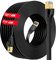 Cable Ethernet 40m Blindé, Cat 7 RJ45 Cable 40m Plat Câble Réseau Haut Debit Fiber, Câble LAN Internet Gigabit 10Gbps 600MHz S/FTP Ethernet Câble Compatible avec Routeur Switch Modem PC Xbox(40 Clips)