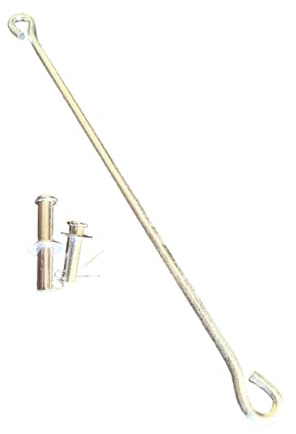 Sharplace Kolbenstangenersatz für Wasserpumpen, 75# Pitcher Pump Kolbenstange, Gartenpresse Saug-Aufhängungsstange Ersatz für Handpumpen, Blumenpumpen, Doppelhubpumpen, Spielplatz, mit Bolzen + Splint