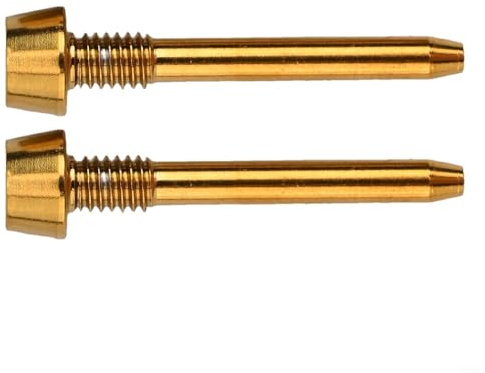 Legierung Fahrrad Scheibenbremssattel Bolzen Pin 2 Pack Bremsbelagachse für MT2/4/5/6/8 Modelle, für Magura Fahrradbremssystemteile (Gold)