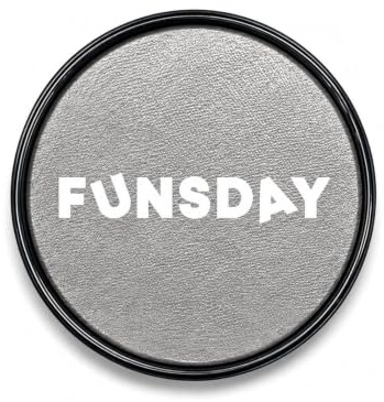 FUNSDAY Pintura facial y corporal plateado 18,8g
