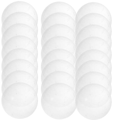 DECHOUS Runde Glasmurmeln 30 Stück 16mm Klare Murmeln als Dekokugeln und für Damen und