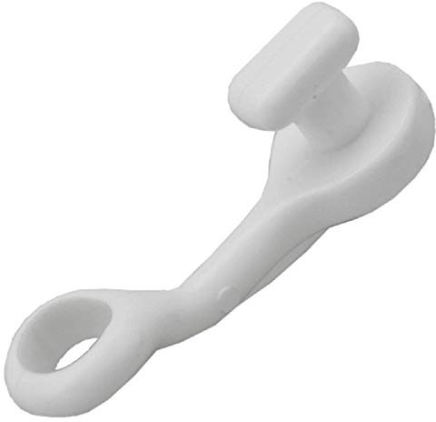 Fort Fasteners Curtain Rail Gliders to Fit Swish Nova Deluxe Track White Maxi 25 Gliders
