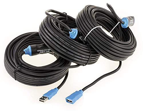 KALEA-INFORMATIQUE USB 2.0 Active extension cable amplification, length 30M. USB 2.0 extension cable with repeater module