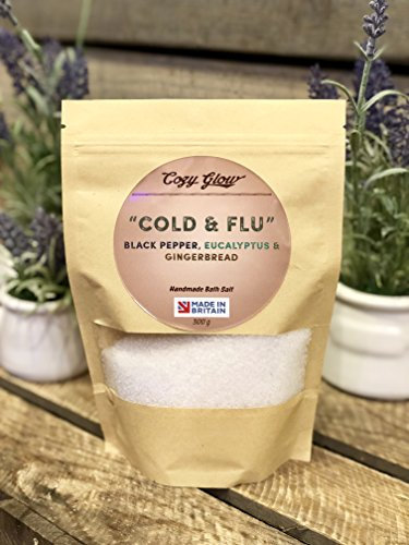 Cozy Glow Cold & Flu Black Pepper, Eucalyptus & Ginger 300 g Bath Salt