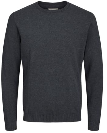 Jack & Jones Men's 12137190 Crew Neck Long Sleeve Jumper - Green - Small