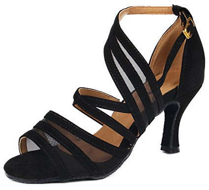 Syrads Zapatos de Baile Latino para Mujer Zapatos de Baile Tango Salsa Samba Bachata Baile de Salón Baile Interior