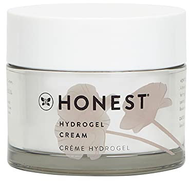 Honest Beauty Hydrogel-Creme mit zwei Arten von Hyaluronsäure & Squalan | ölfrei, synthetisch, parfümfrei, dermatologisch getestet, tierversuchsfrei, 50 ml