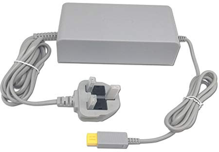 CHILDMORY AC Power Adapter Wall Charger UK Plug Power Supply Cord for Wii U Console System