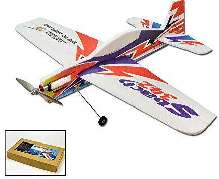 Dancing Wings Hobby 2019 Upgrade Radio Control 3D Electric Airplane Sbach 342 1000mm Wingspan 4CH EPP Foamy Aeroplane; Remote Controlled Aircraft Kit to Build for Adults (E1801)