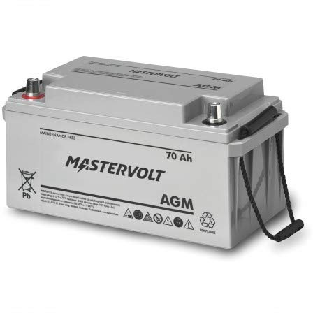 Mastervolt AGM-Batterie Batteriespannung 12 V, Kapazität 70 Ah, Bauart Standard