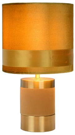 LUCIDE EXTRAVAGANZA FRIZZLE - Tischlampe - Ø 18 cm - 1xE14 - Gelb