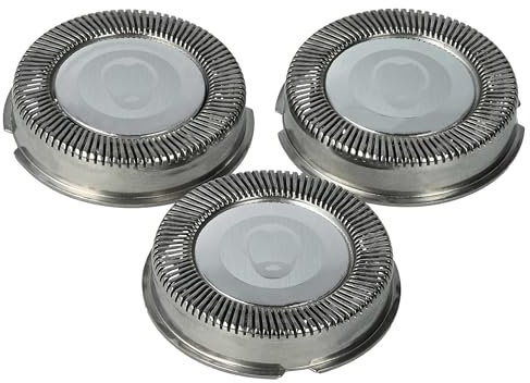 vhbw Ersatz-Scherkopf kompatibel mit Philips HS930, HS965, HS970, HS985, HS99, HS990 Elektrorasierer - Silber - Unisex - Modern - Batteriebetrieben - Aufladbar