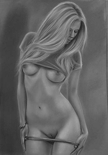 PXOECXJI DIY 5D Diamond Painting Kits Sexy Frau nackt Vollbohrkristall Strass Stickerei Stickerei Bilder Kunst für Zuhause Wanddekoration