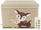 BIECO Aufbewahrungsbox mit Deckel | 65 l faltbar | 36 x 36 x 51 cm | Spielzeugkiste aus Stoff, Box mit Deckel, große Aufbewahrungsbox, Spielzeugbox, Aufbewahrungsbox für Kinder, Motiv Igel