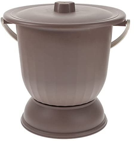 TOPBATHY Portable Nachttopf Für Erwachsene Mit Deckel Handliches Urinal Für Zuhause Und Unterwegs Stabile Basis Hygienisch Und Geruchsisolierend Für Reisen Und Nächtliche Bedürfnisse