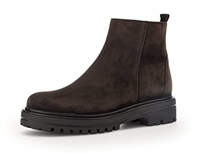 Gabor Damen Chelsea Boots, Frauen Stiefeletten,Wechselfußbett,Best Fitting,Winterschuhe,gefüttert,Stiefel,Bootee,ENGL. Brown,37.5 EU / 4.5 UK