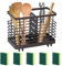 Escurridor Cubiertos de Cocina, Porta Utensilios de Cocina, Escurre Cubiertos de Cocina, Escurrecubiertos, Soporte Utensilios Cocina de Metal, Portacubiertos Organizador para Palillos Cuchara