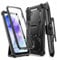i-Blason Armorbox Hülle für Samsung Galaxy A55 Outdoor Handyhülle Bumper Case 360 Grad Schutzhülle mit integriertem Displayschutz, Ständer und Gürtelclip (Schwarz)
