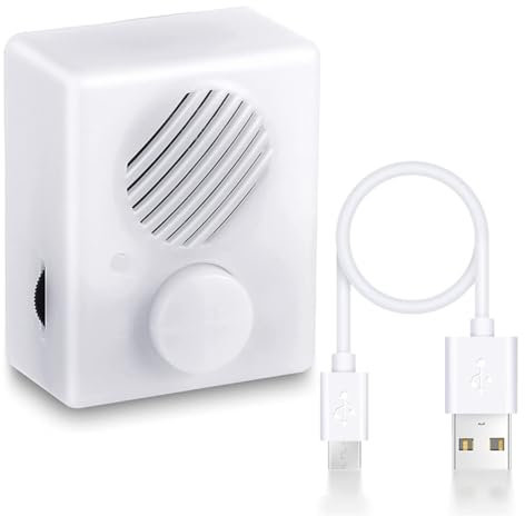 Junterone Caja de sonido de 16 m para juguetes de peluche, caja de sonido con botón de presión, 960 segundos, reproductor de voz USB