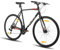 Hiland 28 Zoll Rennrad, Städtischer Pendler Fahrräd mit Scheibenbremse für Männer, 570mm Rahmen Komfortables Rennrad 700C Räder 21 Gänge Schwarz