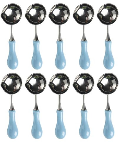 10 x gewachster Löffel, Siegellöffel, gewachster Siegelstempel, Schmelzlöffel, gewachster Siegellöffel für Hochzeitsumschläge, Party-Einladungen