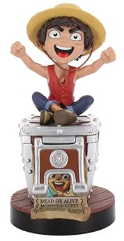 Cableguys Netflix Luffy 'Wanted Poster' Controller Holder & Phone Stand - Gaming Accessories for Room and Desk Setup, Holder Compatible with Xbox, PlayStation & Most Standard Game Controllers