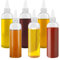 Sheryl&Rain Squeeze Bottle,6 Pcs 300ml Sauce Bottles Squeeze Condiment Bottles, Reusable Plastic Sauce Seasoning Bottle for Condiment Ketchup BBQ