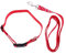 Sosoport 1 Satz Schneeflocke Leine Hundeleine mit Weihnachtsmuster Verstellbarer Hundekragen Weihnachten Weihnachtshund Seil Halsband mit passender Leine Hundehalsband und Leine rot
