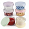 Lot de 6 pots de conservation bébé en verre avec couvercle hermétique – petit pot bébé repas, bocal en verre avec couvercle pour purée, sauce,yaourt – pot de conservation lait maternel empilable80 ml