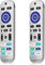 2 Pack Backlit Remote Control Only for Roku TV, Fit for TCL/Onn/Hisense/Element/Sharp/Philips/Westinghouse/Insignia/JVC/RCA/Hitachi/Sanyo Roku Series TVs (Not for Roku Stick and Box)-Silver