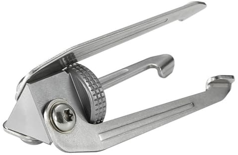Toddmomy Kompaktes Faltbares Kleiner Stativ aus Aluminiumlegierung Verstellbares Tragbares Kamerastativ für Outdoor Fotografie und Campinglampenhalterung