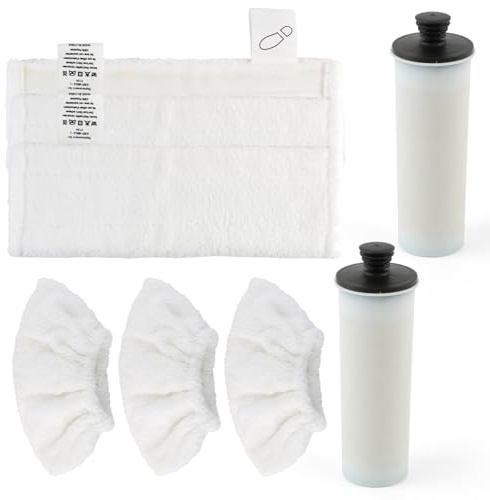 2 Cartucce Decalcificanti per Karcher SC3 Pulitore a Vapore di Ricambio per Karcher SC3 Filtranti Decalcificanti Accessori Set di mocio