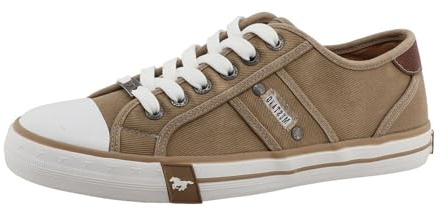 MUSTANG Herren Sneaker Low-Top Calogero 26M0151005 Weite Normal Schnürung Wolle mud 00021 41 EU