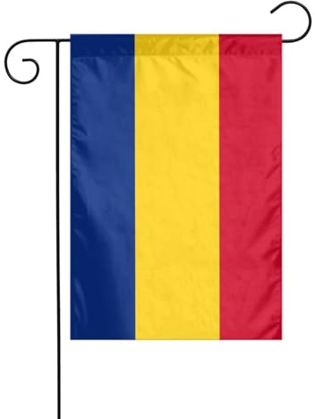 Drapeau de la Roumanie imprimé pour décoration extérieure, petit drapeau de cour saisonnier, hiver, Noël, vacances, décoration extérieure