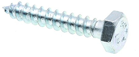 Prime-Line Products 9054945 Lag Screw Bolt, Hex Head, 1/4 in X 1-1/2 in, Zinc Plated Steel, Pack of 100