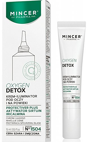 Mincer Pharma OXYGEN DETOX Antifalten Augencreme Detox Komplex für graue und müde Haut 15 ml