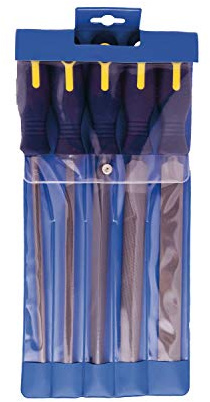 BLU-DAN 0323200-CP Chrominox-Werkst.Feilensatz.5-tlg.H3/200