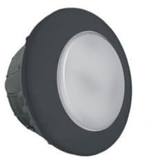 Projecteur gris anthracite led rgb pour piscine bton et liner