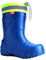 DEMAR Eva federleichte Kinder Gummistiefel mit Stulpe gefüttert Mammut-S (24/25, Metallic Blau)