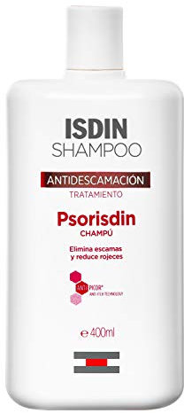 ISDIN Psorisdin Anti-Schuppen Shampoo 400ml | Entfernt Schuppen (Psoriasis) und reduziert Rötungen der Kopfhaut