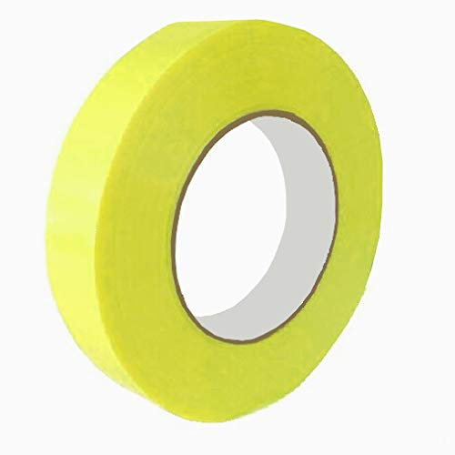 Felgenband gelb Klebeband No Notubes Strapping Tape 66m Verschiedene Breiten (9mm - 50mm) (19 mm)