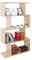 RICOO Regal 129 x 70 x 25cm, Standregal Eiche Sonoma braun WM071-ES Spannplatte aus Holz, Bücherregal Wandregal klein, Regale & Ablagen, schmales Regal, kleines Regal klein, Büro Bücherregale