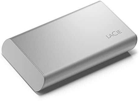 LaCie Portable SSD, externe SSD 1TB, 2.5, PC Mac & iPad, Data Rescue Service (STKS1000400)