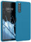 kwmobile Case Compatible with Sony Xperia 10 III Case - Soft Slim Protective TPU Silicone Cover - Caribbean Blue